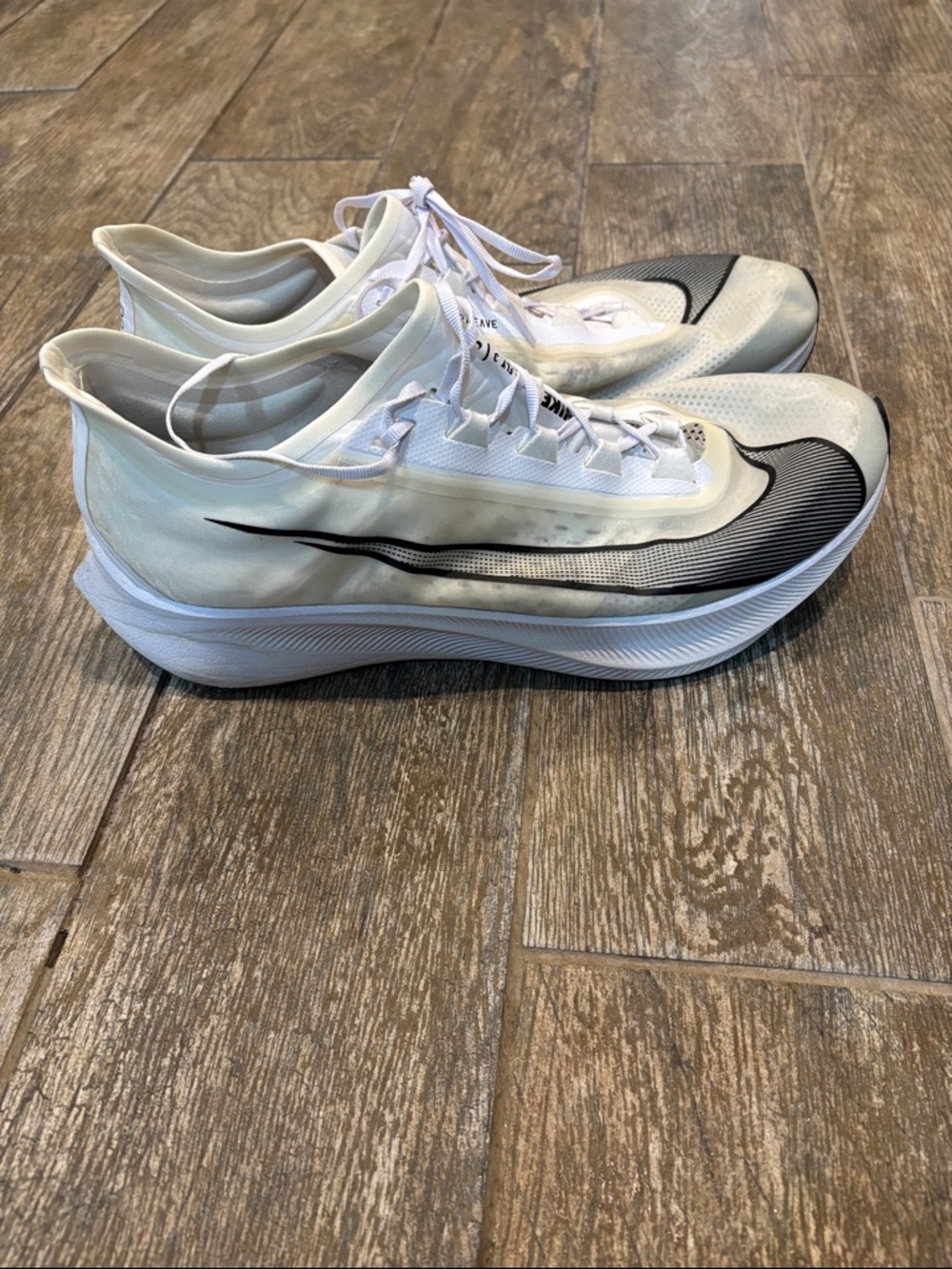 Nike Zoom Fly 3 off white Men’s size 14